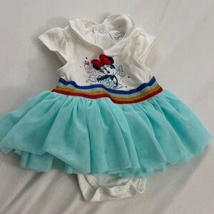 Disney Minnie Mouse Dress - White and Blue